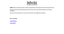 Desktop Screenshot of bdwiki.com