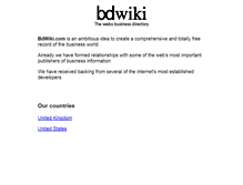 Tablet Screenshot of bdwiki.com